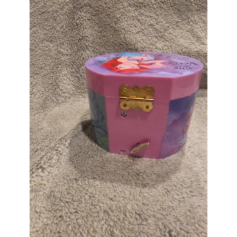 The Little Mermaid Revolving Musical Jewelry Box Ariel Part Of Your World - Picture 6 of 7